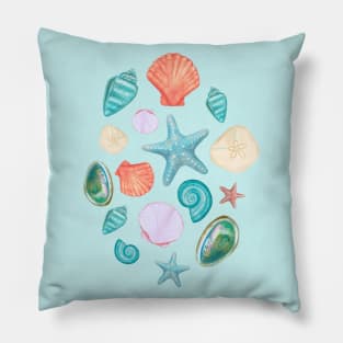 Scattered Shells Pillow