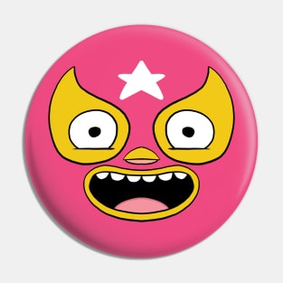 Lucha Star Pin