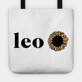 Leo Retro Sunflower Zodiac Tote