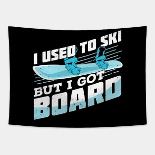 Funny Snowboarding Sport Snowboarder Gift Tapestry