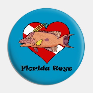 Florida Keys Hogfish Pin