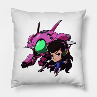 D.Va Cute Spray - Overwatch Pillow