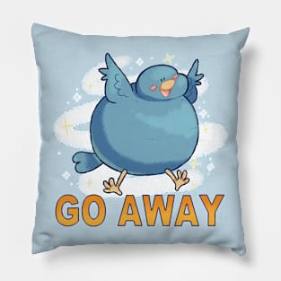 Go Away Bird Prints Pillow