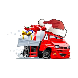 Cartoon christmas truck T-Shirt