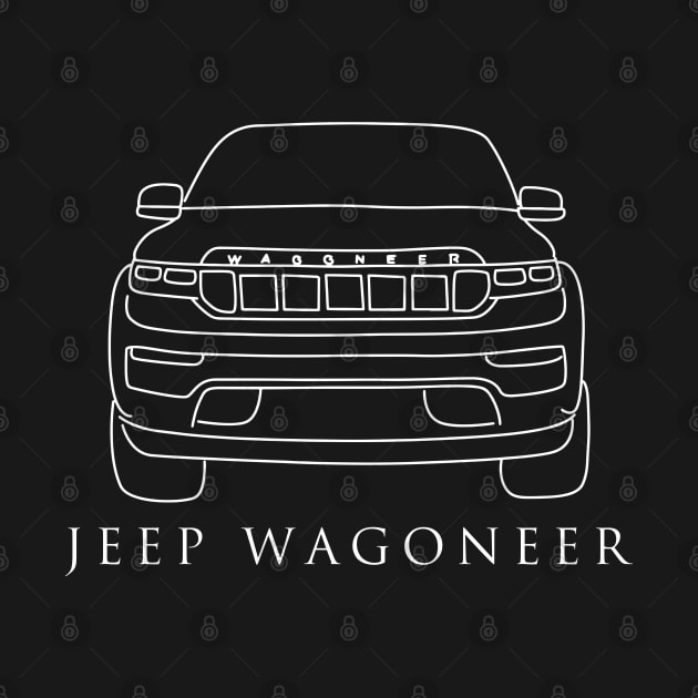 Jeep Wagoneer 1 White Design Car form by A Cyborg Fairy