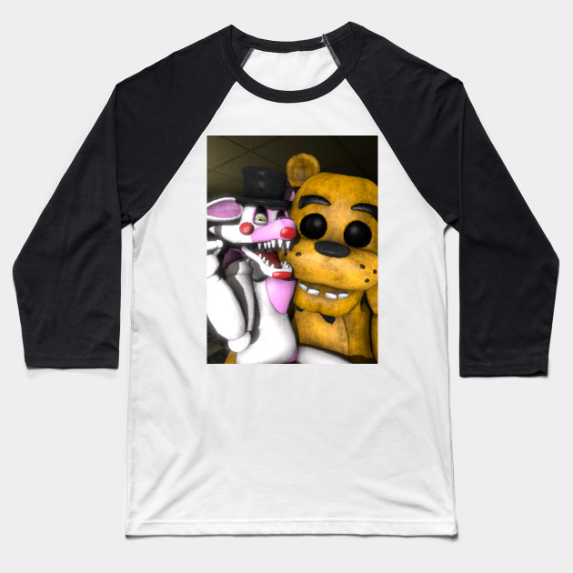 Golden X Freddy Mangle Go Chek Yout My Roblox Porfile Babio10 Golden X Freddy Mangle Baseball T Shirt Teepublic - golden roblox shirt