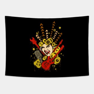 Metal Girl Solid Tapestry