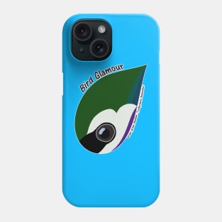 Violet-green Swallow (Large Text) Phone Case