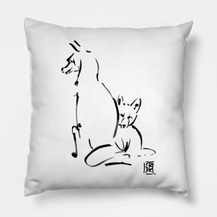 fox family Pillow