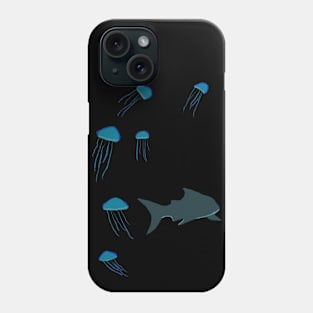 Sharks and Jellyfish Phone Case