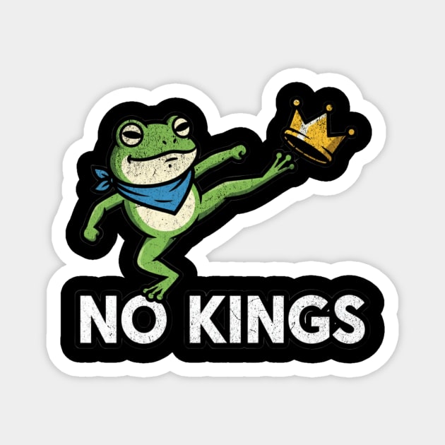 No-Kings–Funny-Frog-Protest-Portland-Activist Magnet by ArtistTee ⭐⭐⭐⭐⭐