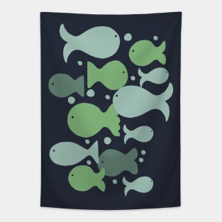 Fun fishes Tapestry