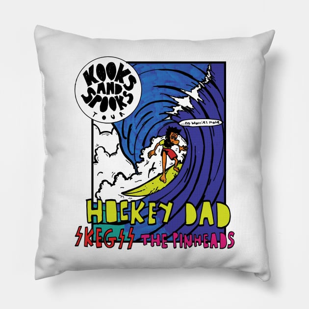 Skegss The Pinheads Pillow by troygmckinley