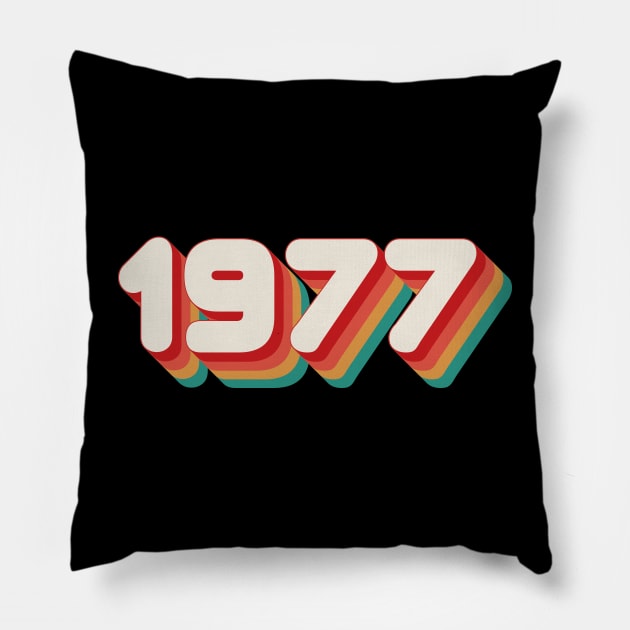 1977 Pillow by n23tees