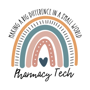 Pharmacy Tech Rainbow T-Shirt