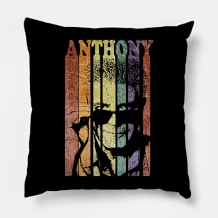 Anthony sunglasses//Retro Vintage aesthetic Pillow