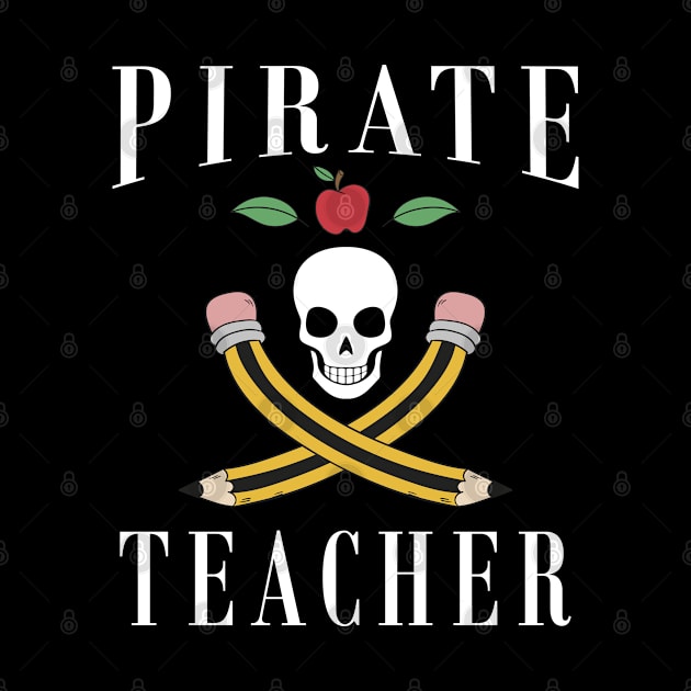 Halloween Pirate Teacher by KC Happy Shop