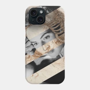 Head of Woman by Leonardo da Vinci and Ingrid B. Phone Case