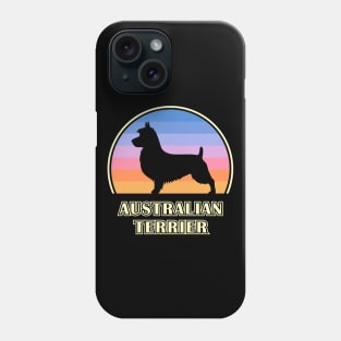 Australian Terrier Vintage Sunset Dog Phone Case