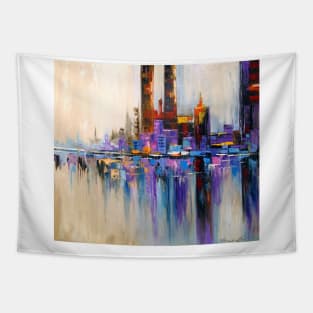 City Tetris Tapestry