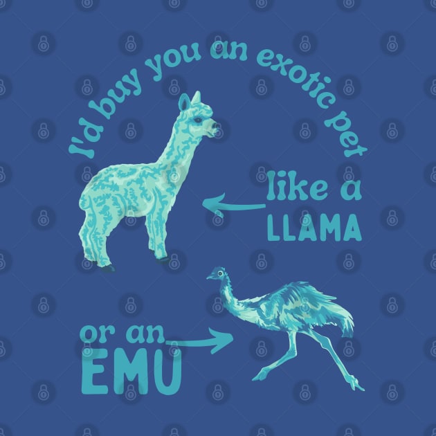 A Llama or an Emu by Slightly Unhinged