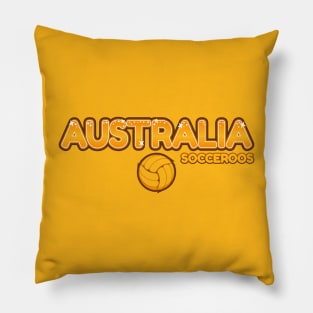 AUSTRALIA SOCCER | FOOTBALL RETRO BUBBLE | CASUAL Pillow