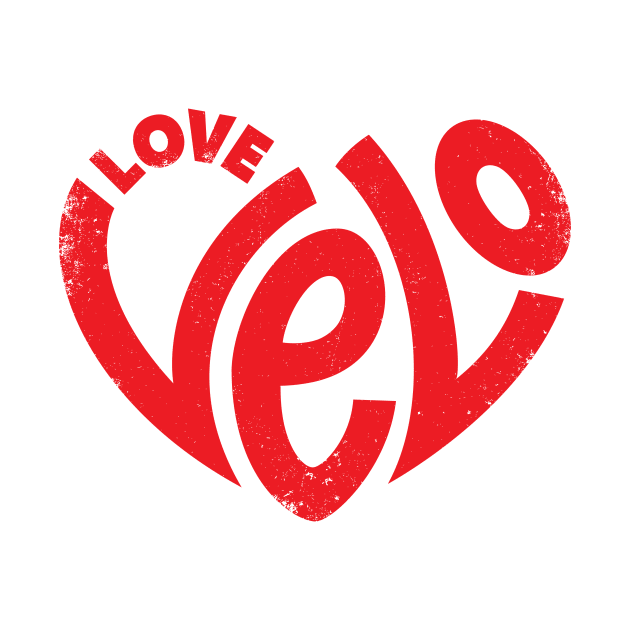 Love Velo, Love Cycling - Red by TinyTenacious