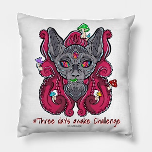 Three days awake Challenge - Catsondrugs.com - Techno Party Ibiza Rave Dance Underground Festival Spring Break Berlin Good Vibes Trance Dance technofashion technomusic Pillow