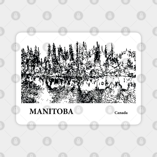 Manitoba Canada Magnet by Lakeric