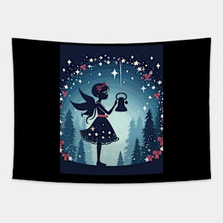 Christmas fairy in Forest Tapestry