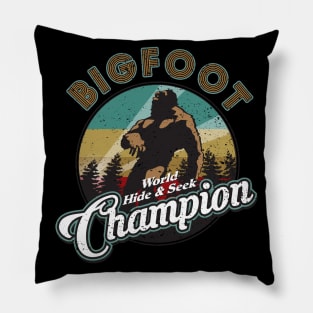 Bigfoot Hide and Seek Champion Pillow