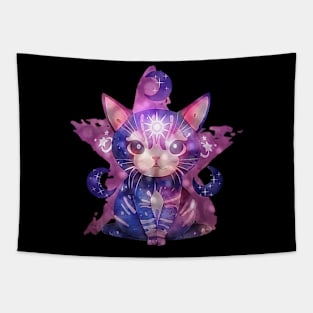 Dream Weavers Collection Celestial Kitten Fantasy Design Tapestry