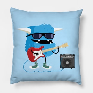 Monster guitar Pillow