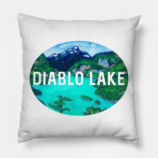 Diablo Lake Souvenir Pillow