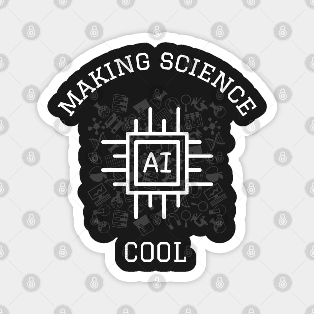 Making science cool Magnet by Rubi16