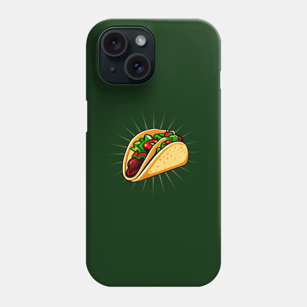 Taco Time Phone Case by marcovhv