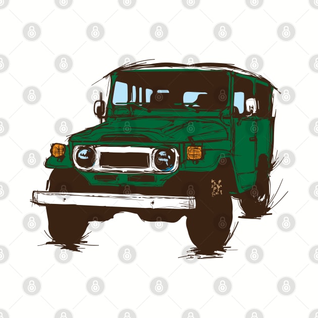 FJ40 Green by GrumpyDog