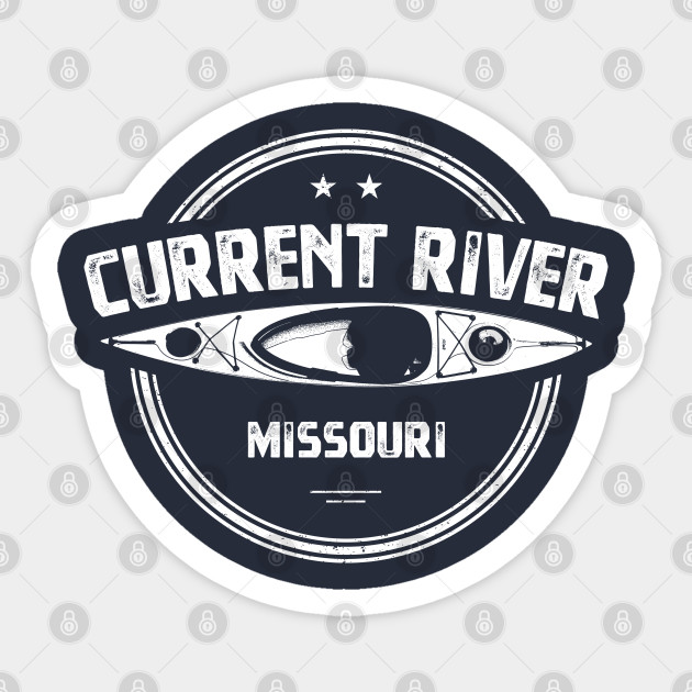 Current River Missouri Kayaking - Current River - Sticker