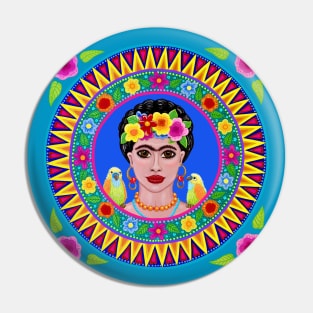 Fabulous Frida Mandala Pin