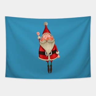 Santa Claus Flying Tapestry