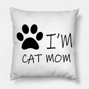 I'm Cat Mom Pillow