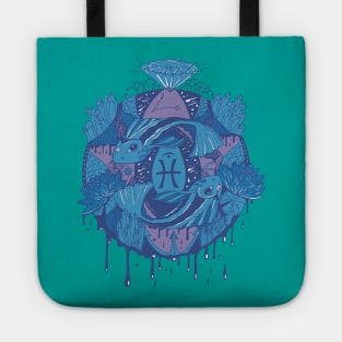 Mountain Blue Mystic Pisces Motion Tote