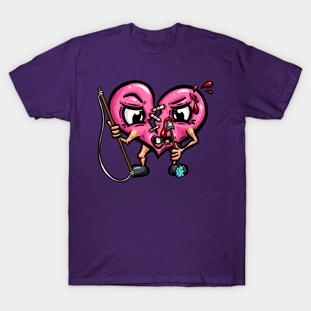 Don't Shoot Yourself in the Heart Cartoon Character Valentines - Love Heart - T-Shirt | TeePublic Don't Shoot Yourself in the Heart Cartoon Character Valentines - Love Heart - T-Shirt | TeePublic