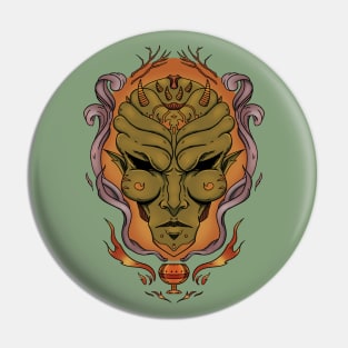 The Great Elder's Mask Pin