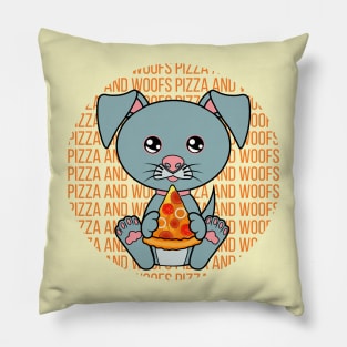 All I Need is pizza and dogs, pizza and dogs, pizza and dogs lover Pillow