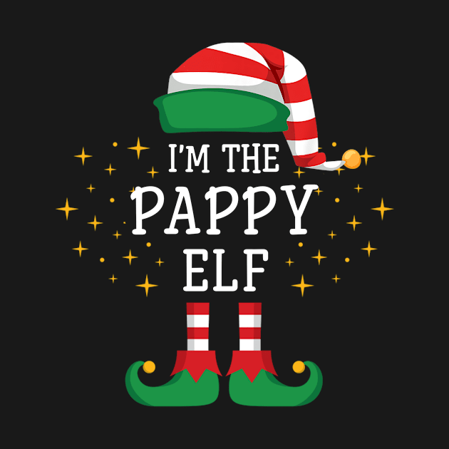 I'm The Pappy Elf Matching Family Christmas Pajama by Damsin