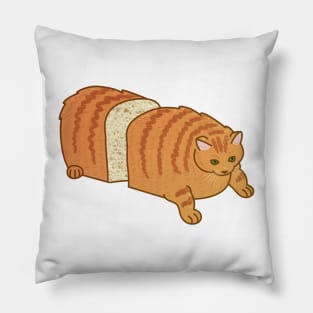 Bread cat meme Pillow