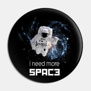 Astronaut in Space Pin