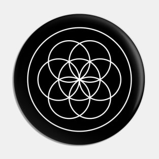 Psychedelic Sacred Geometry Pin