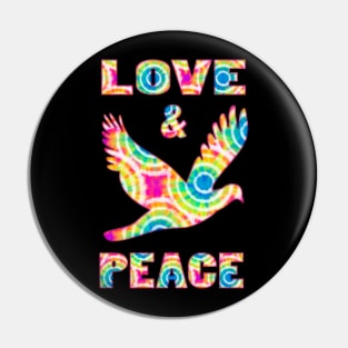 Love and peace Pin